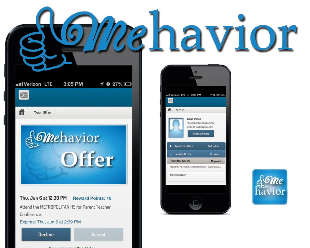 App interface design preview